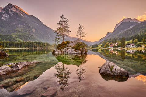 Gemeinde Ramsau Landkreis Berchtesgadener_Land Hintersee (Dirschl Johann) Deutschland BGL